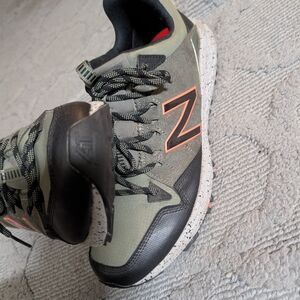 New Balance Men's Olive and Black Athletic Shoes